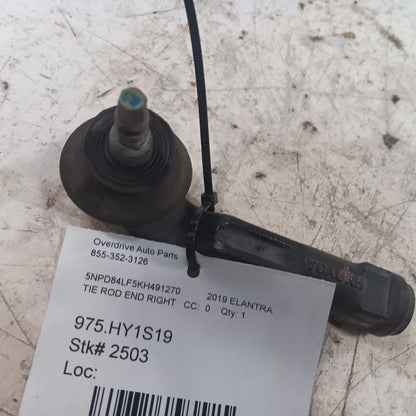 Hyundai Elantra Right Passenger Tie Rod End 2017 2018 2019 2020 OEM
