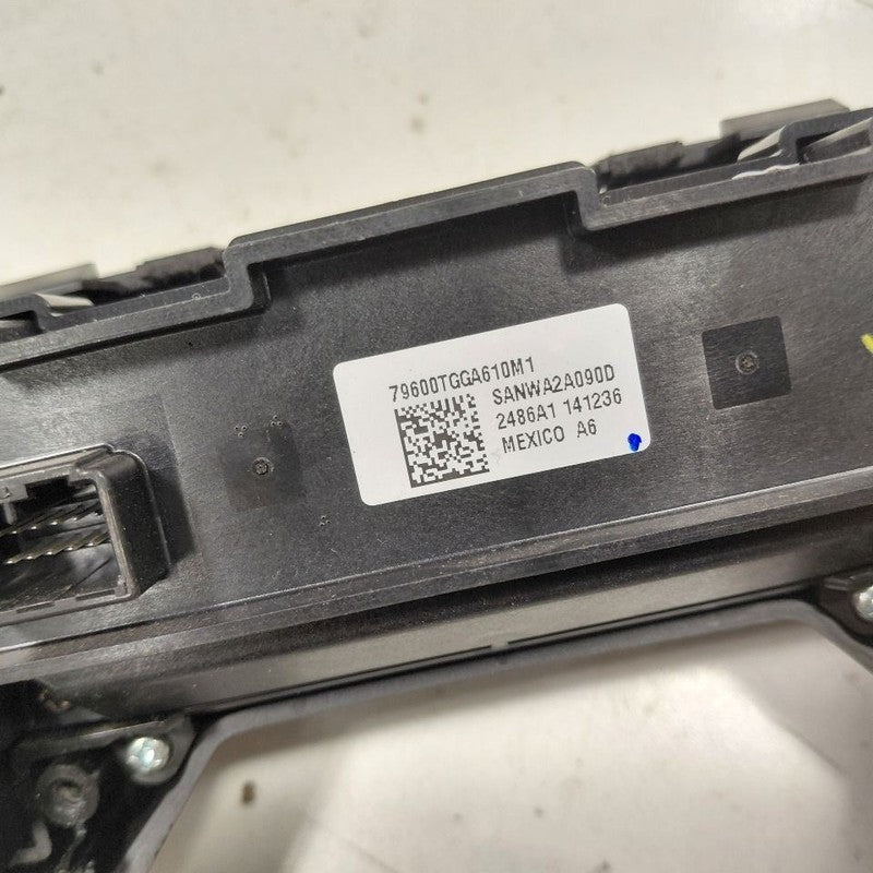 79603TGGA61 Temperature Control With AC Europe Built Hatchback Fits 17-18 Honda Civic