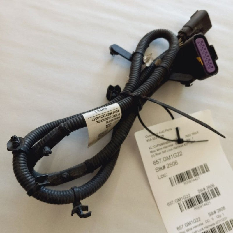 Chevy Trax Rear Differential Lock Wire Harness {42711231} 2022 2021