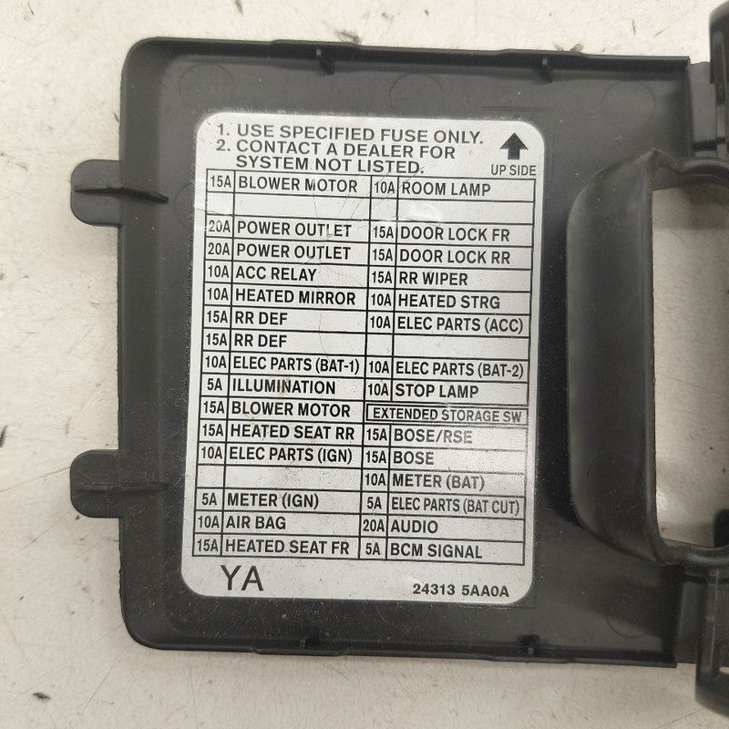 Nissan Murano Fuse Box Cover 2020 2021 2022 2023