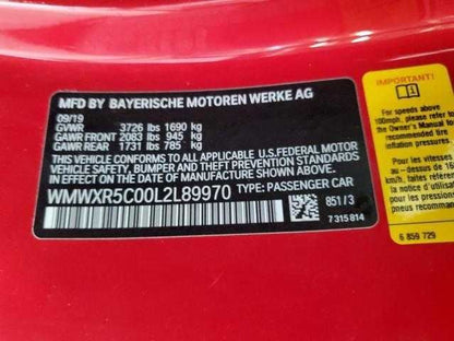  Mini Cooper Engine Oil Pump  2016 2017 2018 2019 2020