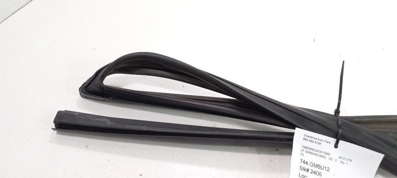 Cadillac CTS Door Glass Window Seal Rubber Left Front Driver 2011 2012