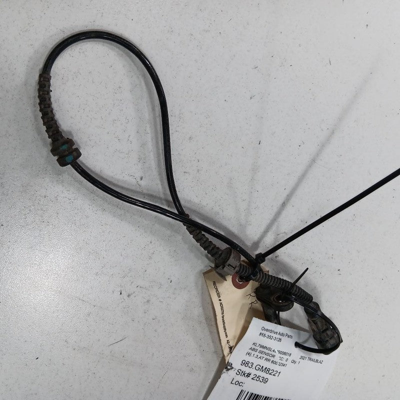 Chevy Trailblazer Right Rear ABS Wheel Sensor Wire Plug {60002341} 202