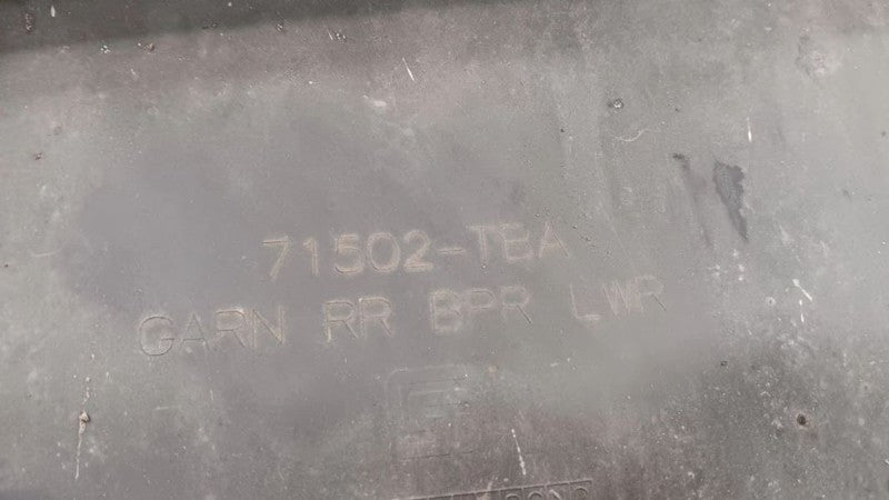 Honda Civic Valance Rear 2016 2017 2018 2019