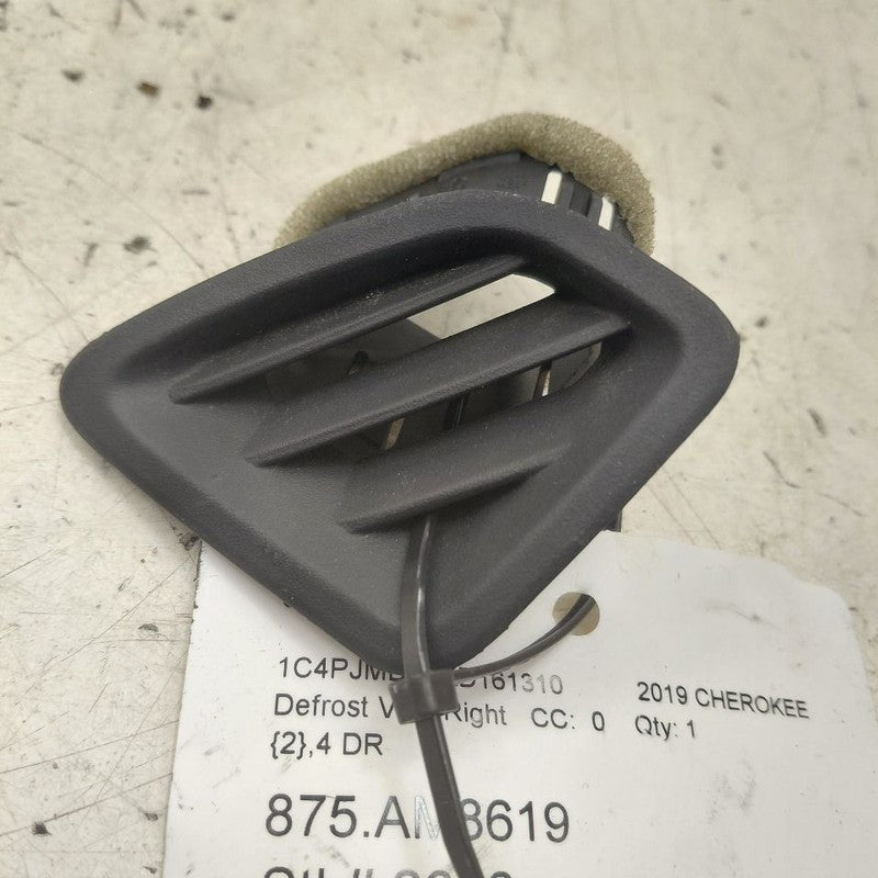 Jeep Cherokee Defrost Vent Right Passenger Side  2019 2020 2021