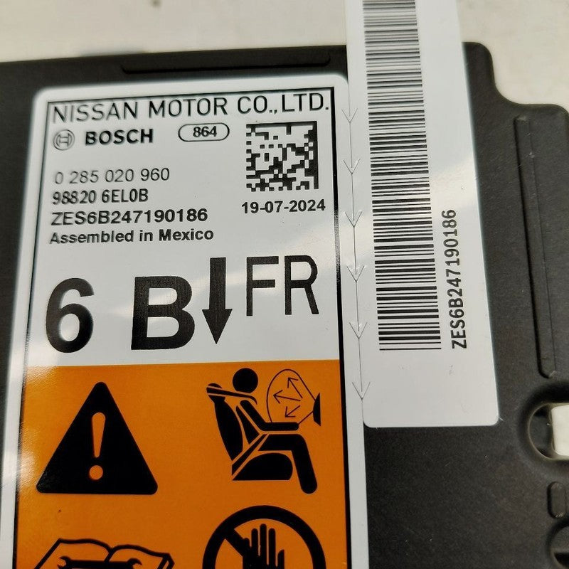Restraint Control Module {988206EL0B} Fits 23-24 Nissan Versa  OEM