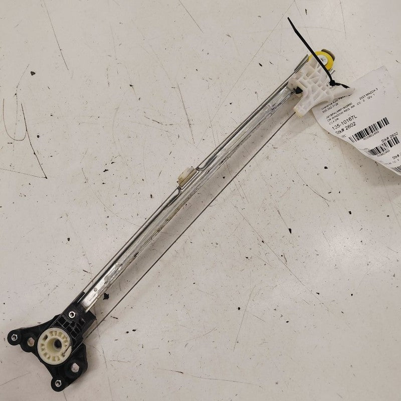Left Rear Window Regulator Track Fits 19-23 Mazda 3
