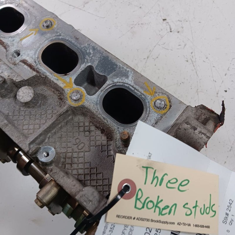 Engine Cylinder Head 3 Snapped Exhaust Bolts 2.4L Fits 15-23 CHEROKEE