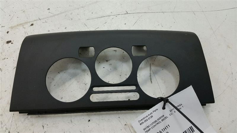 Nissan Versa Temp Temperature Control Bezel Surround Dash Trim 2011 2012