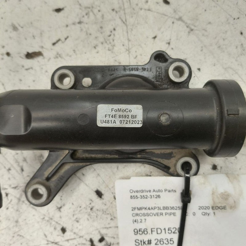 Ford Edge Coolant Line Crossover Pipe  2.7 2019 2020 2021 2022
