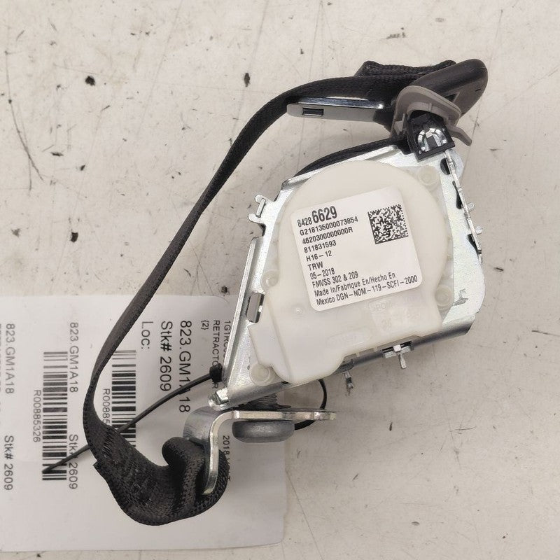 Chevy Volt Seat Belt Strap Retractor Right Passenger Rear Back  2019 2
