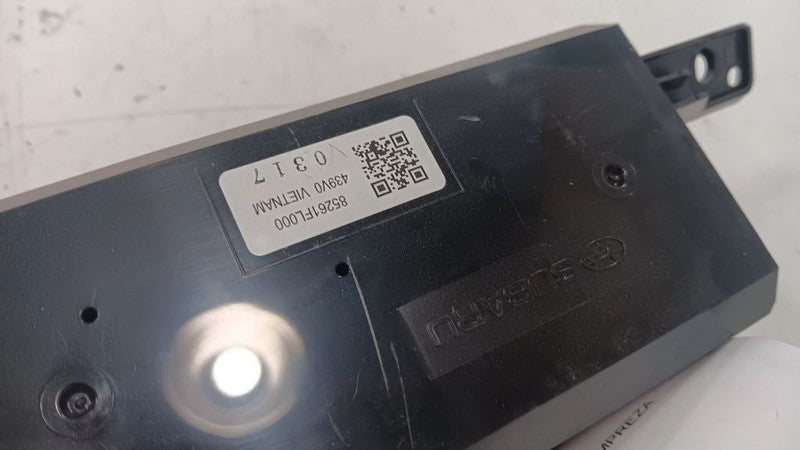 Subaru Impreza Digital Dash Clock  2017 2018 2019 2020 2021 2022 2023