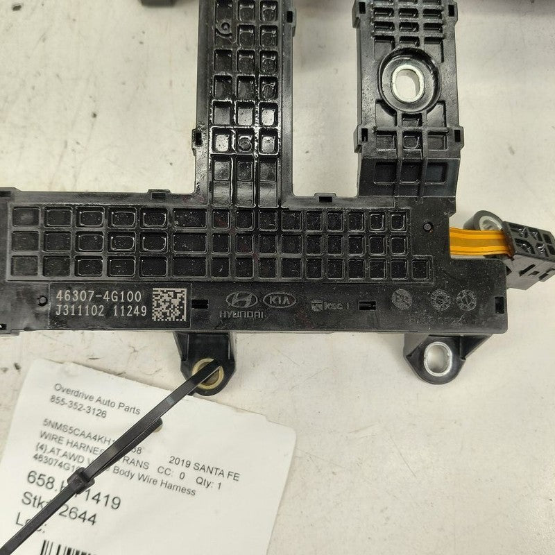 Hyundai Santa Fe Transmission Valve Body Wire Harness {463074G100} 201