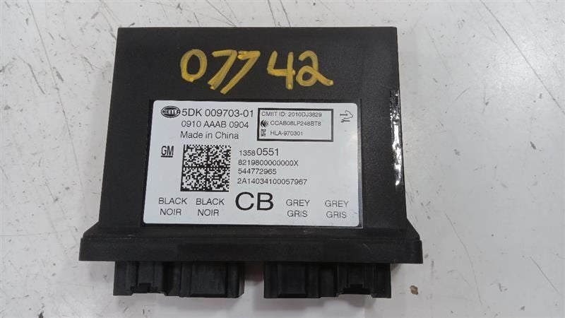 Theft-locking Keyless Entry Right Hand Dash Fits 13-14 CRUZE