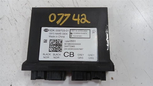 Theft-locking Keyless Entry Right Hand Dash Fits 13-14 CRUZE