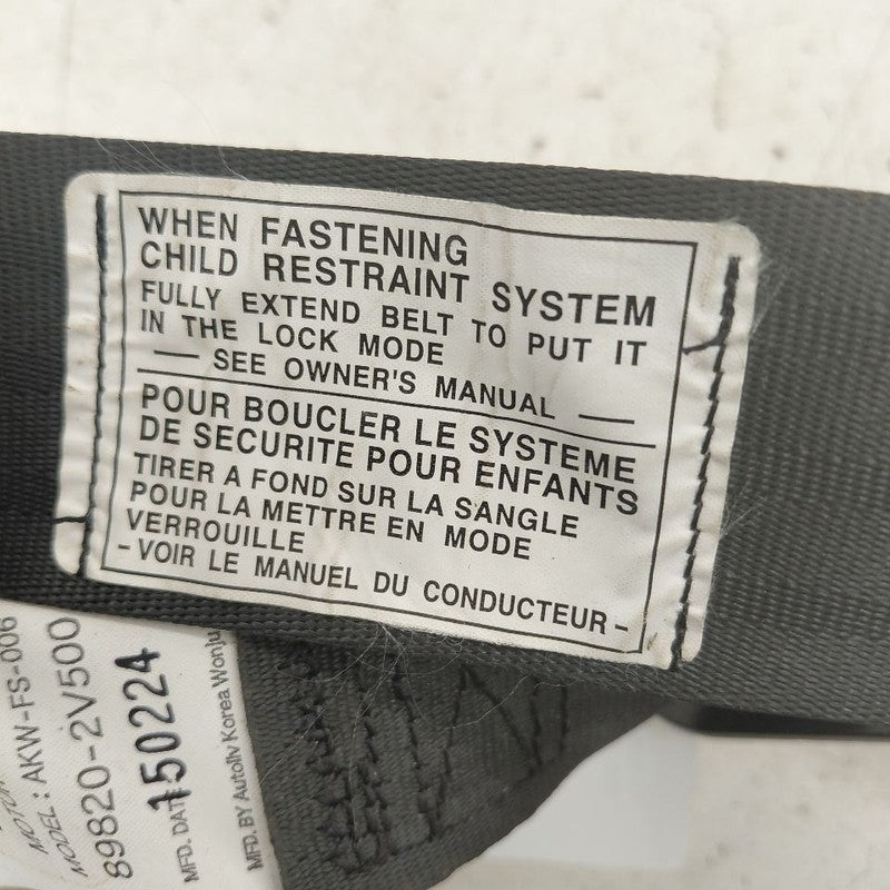 Hyundai Veloster Seat Belt Strap Retractor Right Passenger Rear Back  