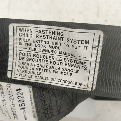 Hyundai Veloster Seat Belt Strap Retractor Right Passenger Rear Back  