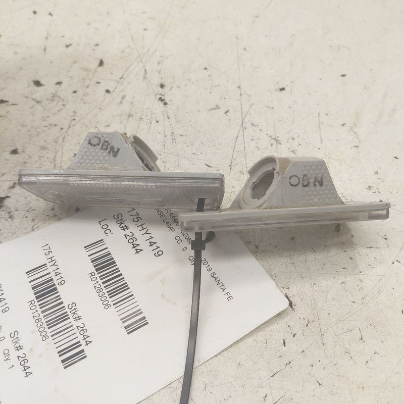Hyundai Santa Fe License Plate Light Lamp  2019 2020