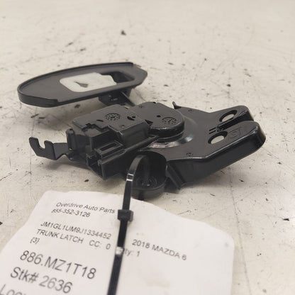 Mazda 6 Trunk Latch  2018 2019 2020 2021