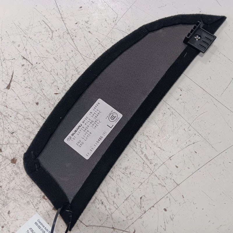 Subaru Forester Driver Left Side Trunk Floor Mat Layer Piece  2016 201