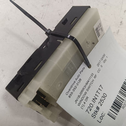 INFINITI QX50 Power Window Switch Right Passenger Front  2017 2016 2015 2014