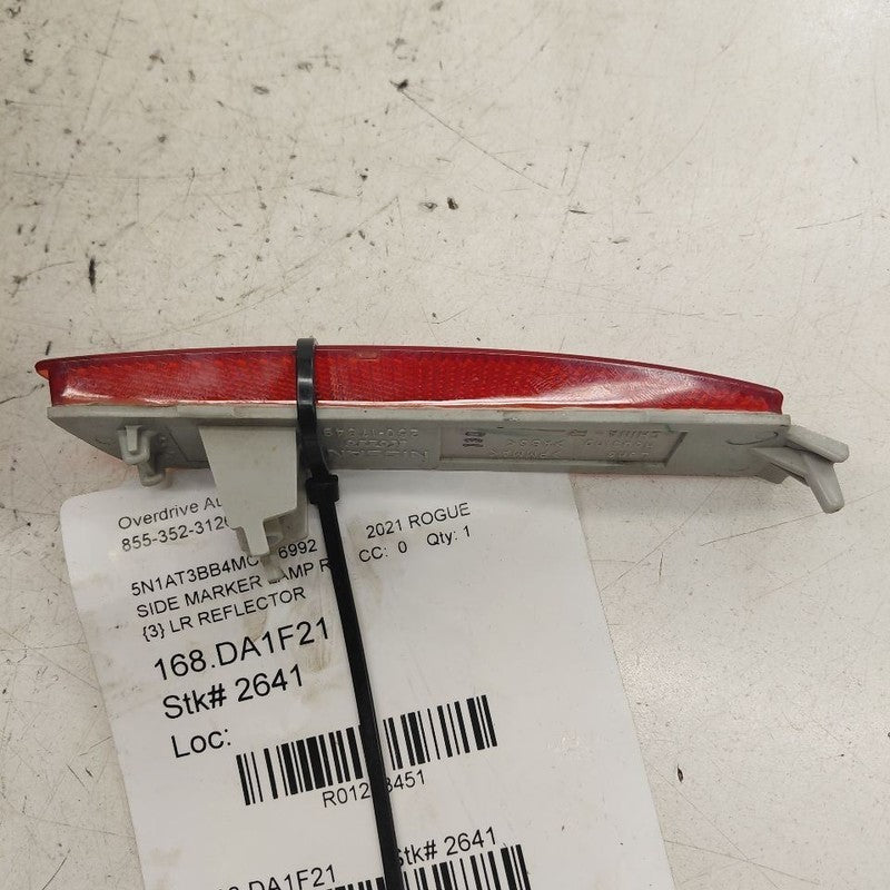 Nissan Rogue Left Rear Side Marker Reflector 2021 2022 2023