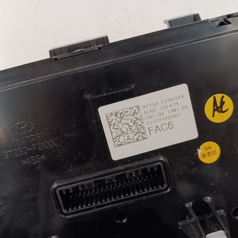 Manual Temperature Control Heat Heater AC Switch Sedan 17-18 Hyundai E