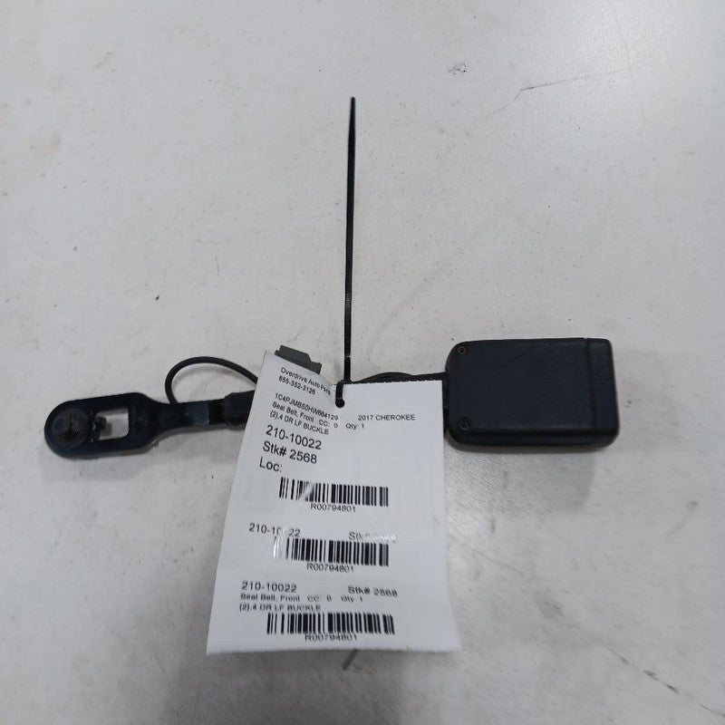 6DR271C5AB Driver Left Front Seat Belt Buckle Latch Fits 17-23 Jeep Cherokee