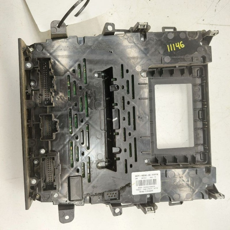 Audio Equipment Radio Control Panel ID GS7T-18E243-KA Fits 16 Ford Fus