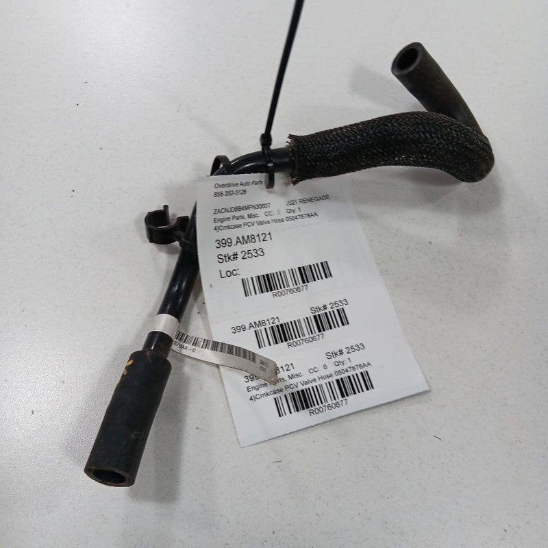 Jeep Renegade Crankcase PCV Valve Hose {05047878AA} 2023 2022 2021 2020
