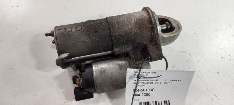 Engine Starter Motor Fits 09-12 SANTA FE  OEM