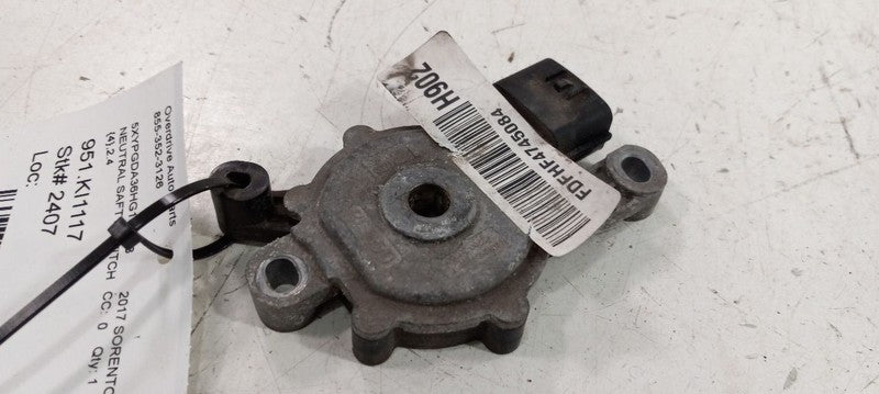 Kia Sorento Neutral Safety Switch Automatic Transmission Gear Selection 2017 18