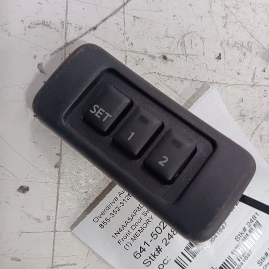 Driver Front Door Switch Driver's Seat Memory Fits 09-14 Nissan Maxima