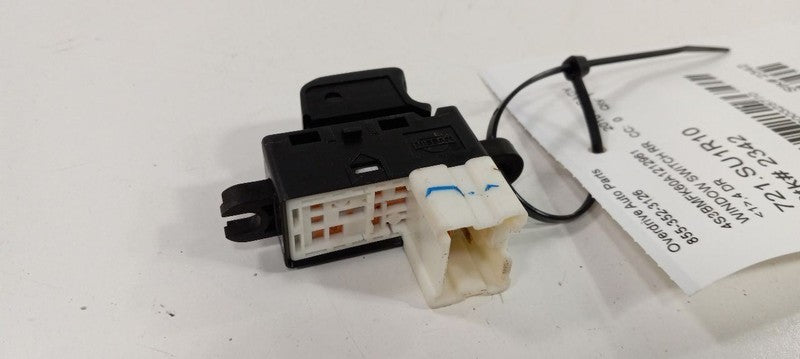 Subaru Legacy Power Window Switch Right Passenger Rear 2010 2011 2012 