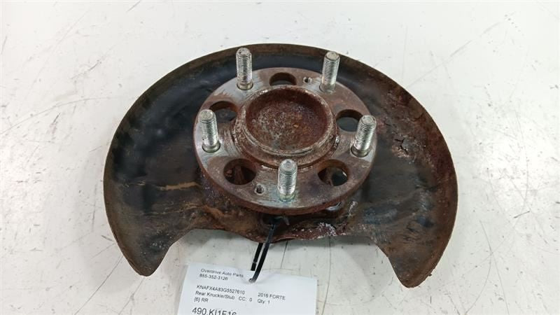 Kia Forte Rear Knuckle/Stub 2016 2015 2014