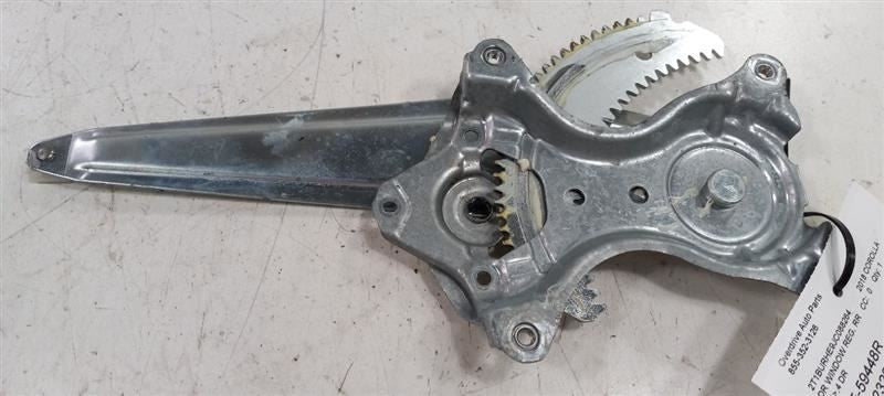 6980302240 Passenger Right Rear Window Regulator Track Sedan Fits 14-19 COROLLA
