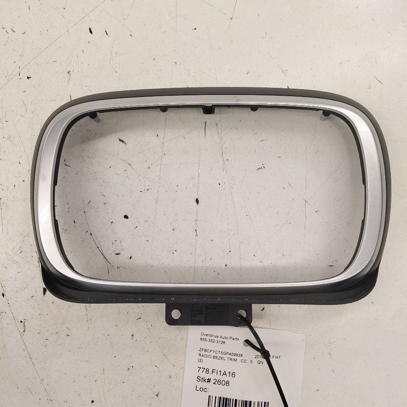 Fiat 500 X Model   Radio Bezel Trim Dash Surround  2016 2017