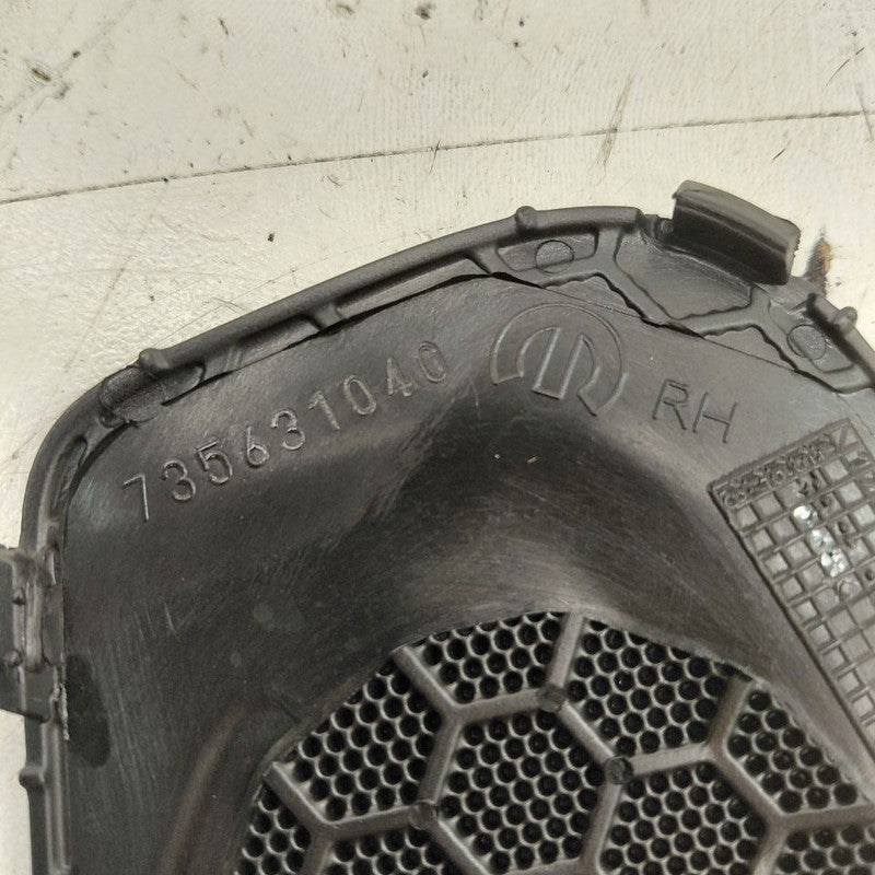 Fiat 500 X Model   Dash Speaker Cover Right Passenger Side  2016 2017