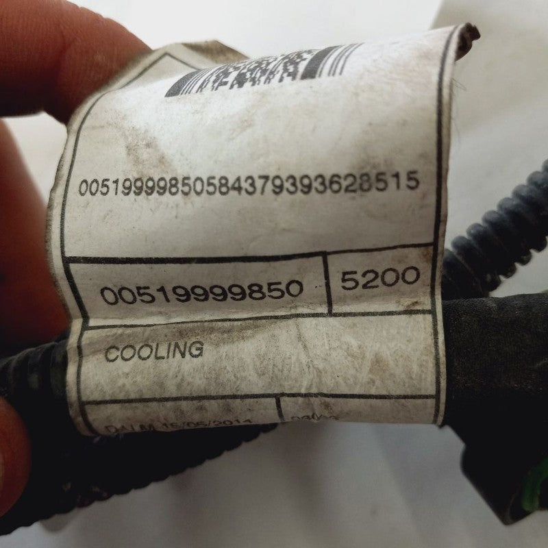 Fiat 500 X Model   Radiator Cooling Fan Wire Harness {00519999850} 201