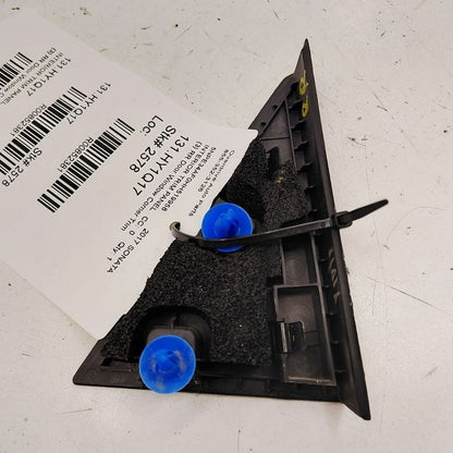 Hyundai Sonata Passenger Right Rear Window Corner Trim 2017 2016 2015 