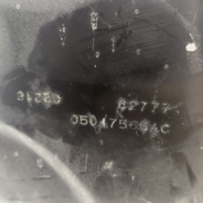 2018 Fiat 500 X 2.4 Model Lower Engine Oil Pan