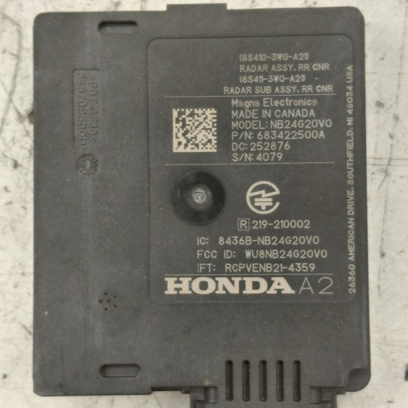 Honda HR-V Rear Radar Unit {8S4103W0A21} 2026 2025 2024 2023