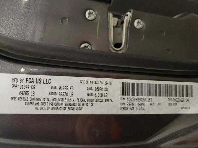 Dodge Dart Coolant Line Crossover Pipe  2013 2014 2015 2016 OEM
