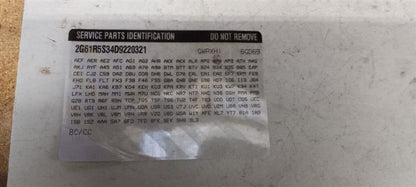 22894981 Left Rear Door Glass Window Fits 13-19 XTS
