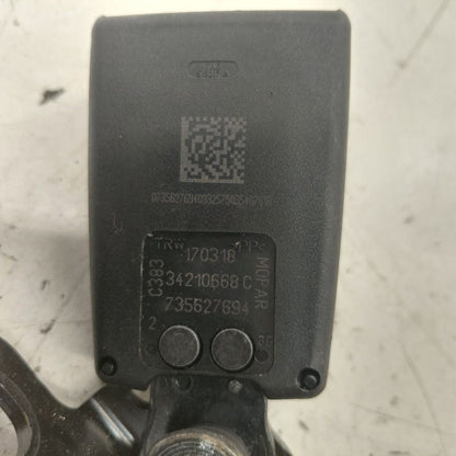 2018 Fiat 500 X Model Center Rear Back Seat Belt Buckle Latch