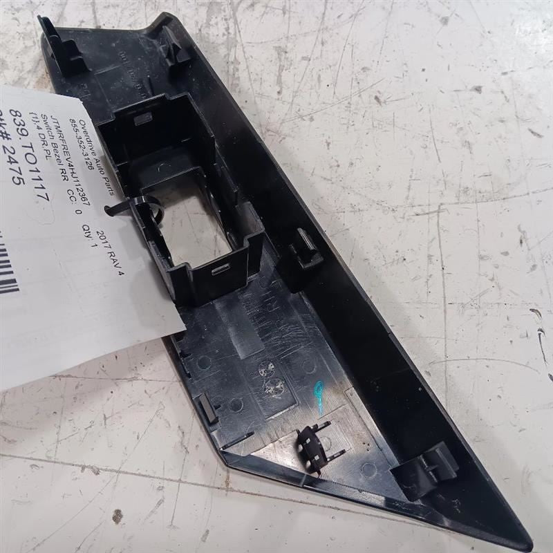 Toyota Rav 4 Window Switch Bezel Trim Passenger Right Rear  2015 2016 2017 2018