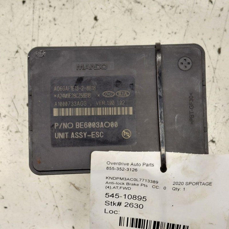 Anti-Lock Brake Part Pump Actuator Fits 20-22 Kia Sportage