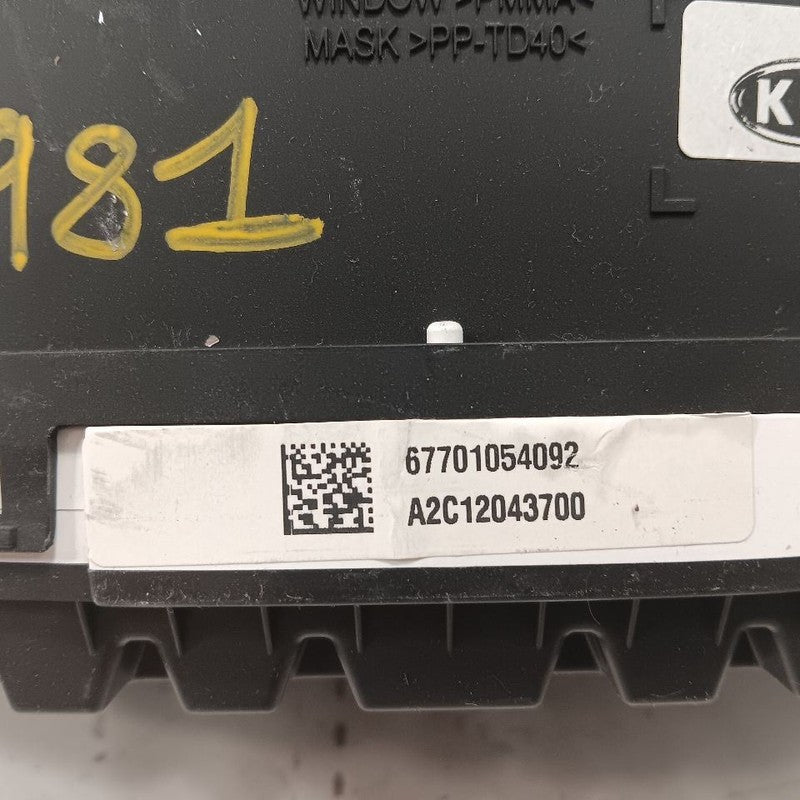 Speedometer Gauge Cluster MPH US Built VIN 5 1st Digit Fits 17-18 Kia 