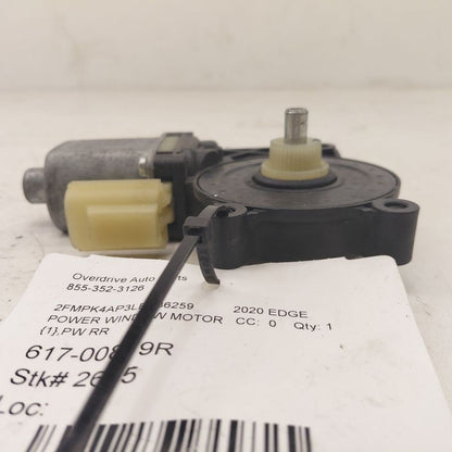 Passenger Right Rear Power Window Motor Fits 15-24 Ford Edge