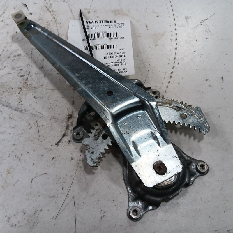 Left Rear Window Regulator Track Sedan Fits 14-19 Toyota Corolla 